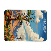 ベニス素晴らしナショナルパークネバダヴィンテージ マグネット (横)