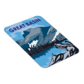 ベニス素晴らしナショナルパークネバダヴィンテージ マグネット (右側)