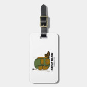 ベニス素晴らしナショナルパークリュックサック ラゲッジタグ (正面縦)