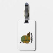 ベニス素晴らしナショナルパークリュックサック ラゲッジタグ (裏面縦)