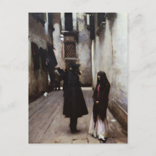 ベニス素晴らし通りア絵画ートJohn Sargent ポストカード