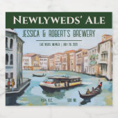 ベニス結婚の ビールラベル (シングルラベル)