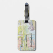 ベニス色 ラゲッジタグ (裏面縦)