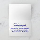 ベニス記念日カード カード (内部)