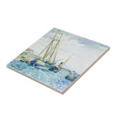 ベニス近くのマリンシーンボーツ タイル (側面)