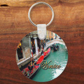 ベニス運河のゴンドラ キーホルダー (正面)