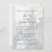 ベニス運河 招待状 (裏面)