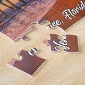 ベニス釣り桟橋、フロリダ州ベニス ジグソーパズル (側面)