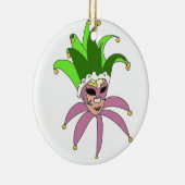 ベニス風のこっけい者のマスク2 セラミックオーナメント (右)