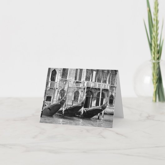 ベニス風のゴンドラカード カード (正面)