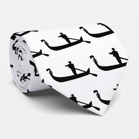 ベニス風のゴンドラ ネクタイ (ロール)