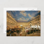 ベニス風のベガスリゾートの郵便はがき ポストカード (正面/裏面)