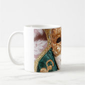 ベニス風のマスク コーヒーマグカップ (左)