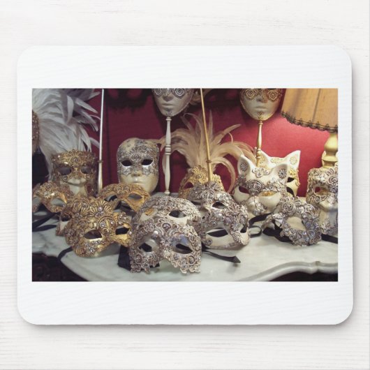 ベニス風のマスク マウスパッド (正面)