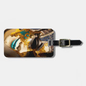 ベニス風のマスク ラゲッジタグ (正面横)