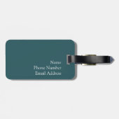 ベニス風のマスク ラゲッジタグ (裏面横)