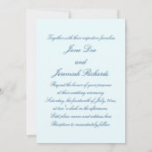 ベニス風のマスク 招待状 (裏面)