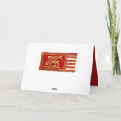 ベニス風のライオン カード (裏面)