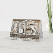 ベニス風のライオン カード (正面)