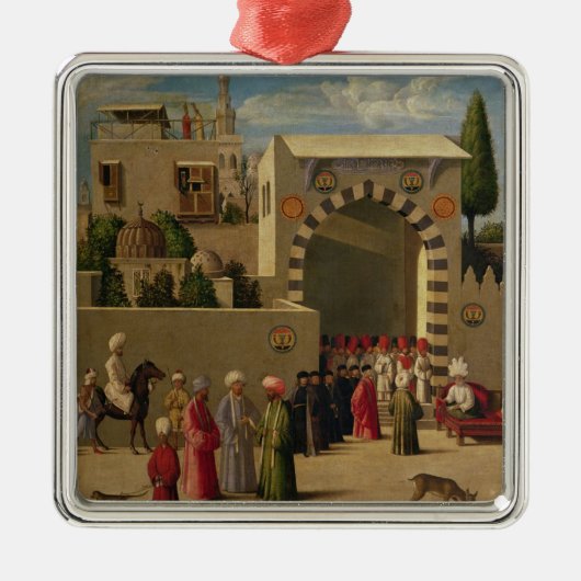 ベニス風の大使のInterview メタルオーナメント (正面)