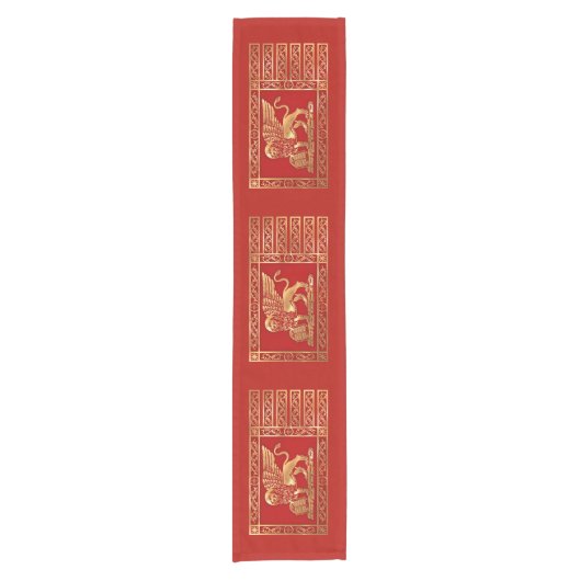 ベニス風の旗 ショートテーブルランナー (正面)