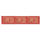 ベニス風の旗 ショートテーブルランナー (横)