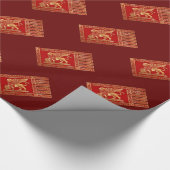 ベニス風の旗 ラッピングペーパー (角)