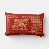 ベニス風の旗 ランバークッション (裏面)