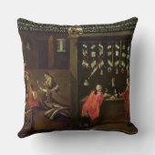 ベニス風の櫛メーカーのギルド(パネル)の印 クッション (裏面)