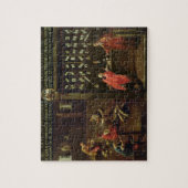 ベニス風の櫛メーカーのギルド(パネル)の印 ジグソーパズル (縦)