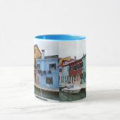 ベニス風の礁湖のBurano マグカップ (中央)