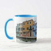 ベニス風の礁湖のBurano マグカップ (左)
