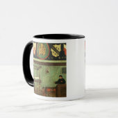 ベニス風の織工のギルド(パネル)の印 マグカップ (正面左)