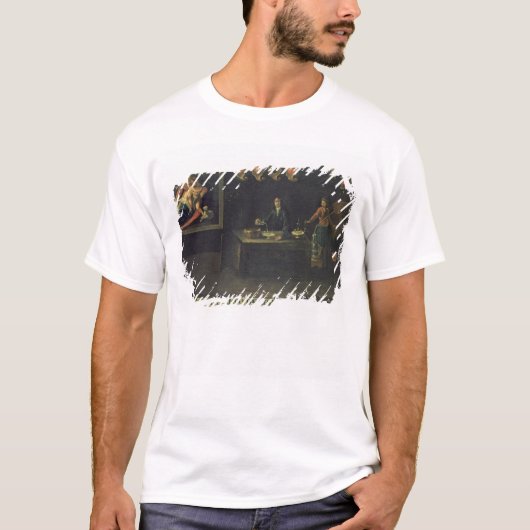 ベニス風の薬剤師のギルドの印、1729年(鍋 Tシャツ (正面)