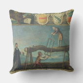 ベニス風の製材所の労働者のギルドの印、1445年 クッション (裏面)