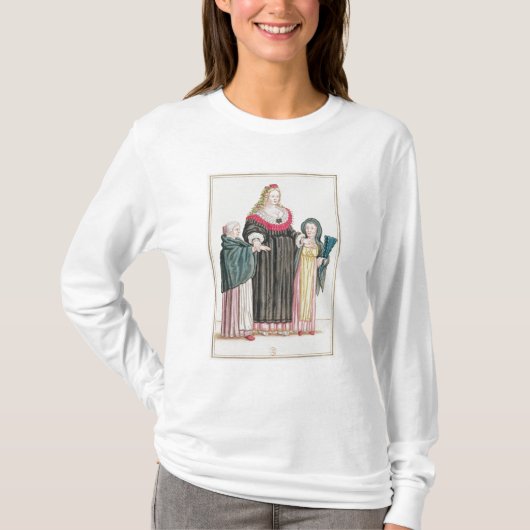 ベニス風のCourtesan Tシャツ (正面)