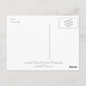 ベニス風運河の郵便はがき ポストカード (裏面)