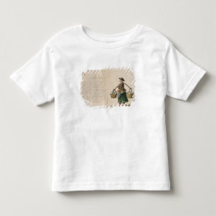 ベニス風飲み物販売人(原稿) トドラーTシャツ