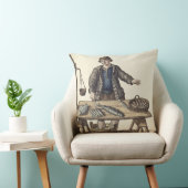 ベニス風魚屋(原稿) クッション (椅子)