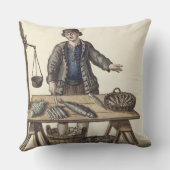 ベニス風魚屋(原稿) クッション (裏面)