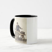 ベニス風魚屋(原稿) マグカップ (正面左)