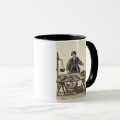 ベニス風魚屋(原稿) マグカップ (正面右)