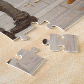 ベニス食べ物を与えの子ども鳩(by Paoletti) ジグソーパズル (側面)