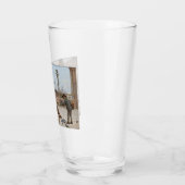 ベニス食べ物を与えの子ども鳩(by Paoletti) タンブラーグラス (左)