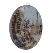 ベニス食べ物を与えの子ども鳩(by Paoletti) ダーツボード (正面左)