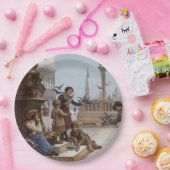 ベニス食べ物を与えの子ども鳩(by Paoletti) ペーパープレート (パーティー)