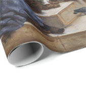 ベニス食べ物を与えの子ども鳩(by Paoletti) ラッピングペーパー (ロールコーナー)