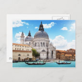 ベニス、イタリアのサンタマリアのバシリカ会堂 ポストカード (正面/裏面)