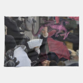 ベニス・イタリアのピンクドラゴン キッチンタオル (横)