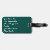 ベニス、イタリアの全景 ラゲッジタグ (裏面横)